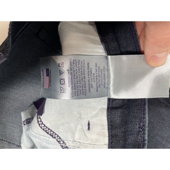 New NYDJ Not Your Daughters Ankle Jeans 24W, Dark Blue Denim, NWT MSRP $114 - Picture 4 of 11